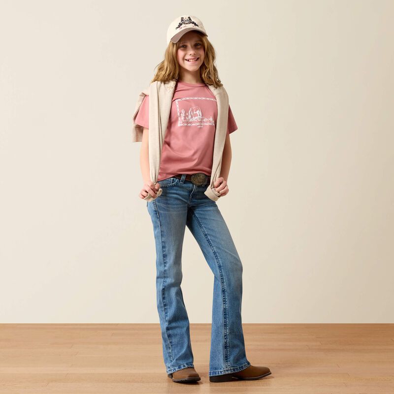 Ariat 10082176 Horse Frame Girls Tshirt