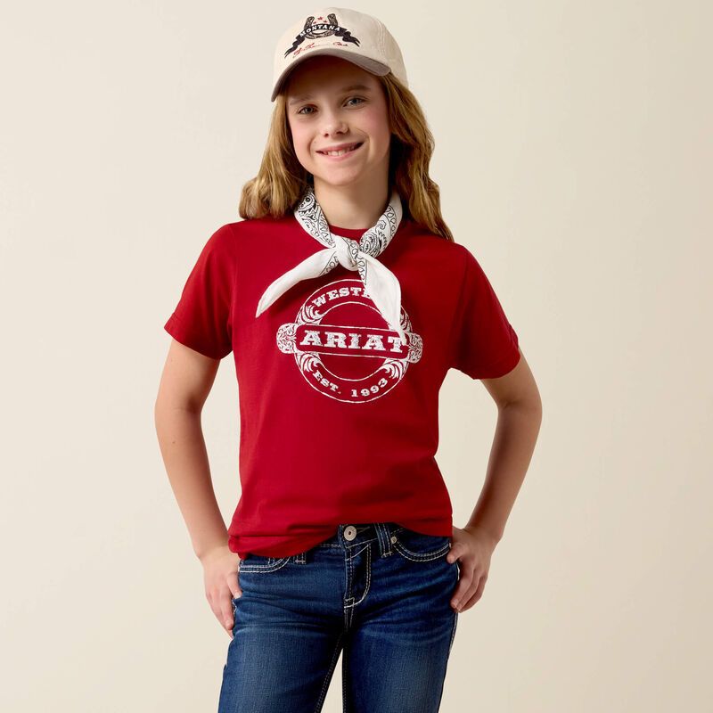 Ariat 10082175 Western 1993 Girls Tshirt