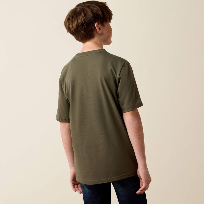 Ariat 10079540 Wild Creek Camo Boys Tshirt