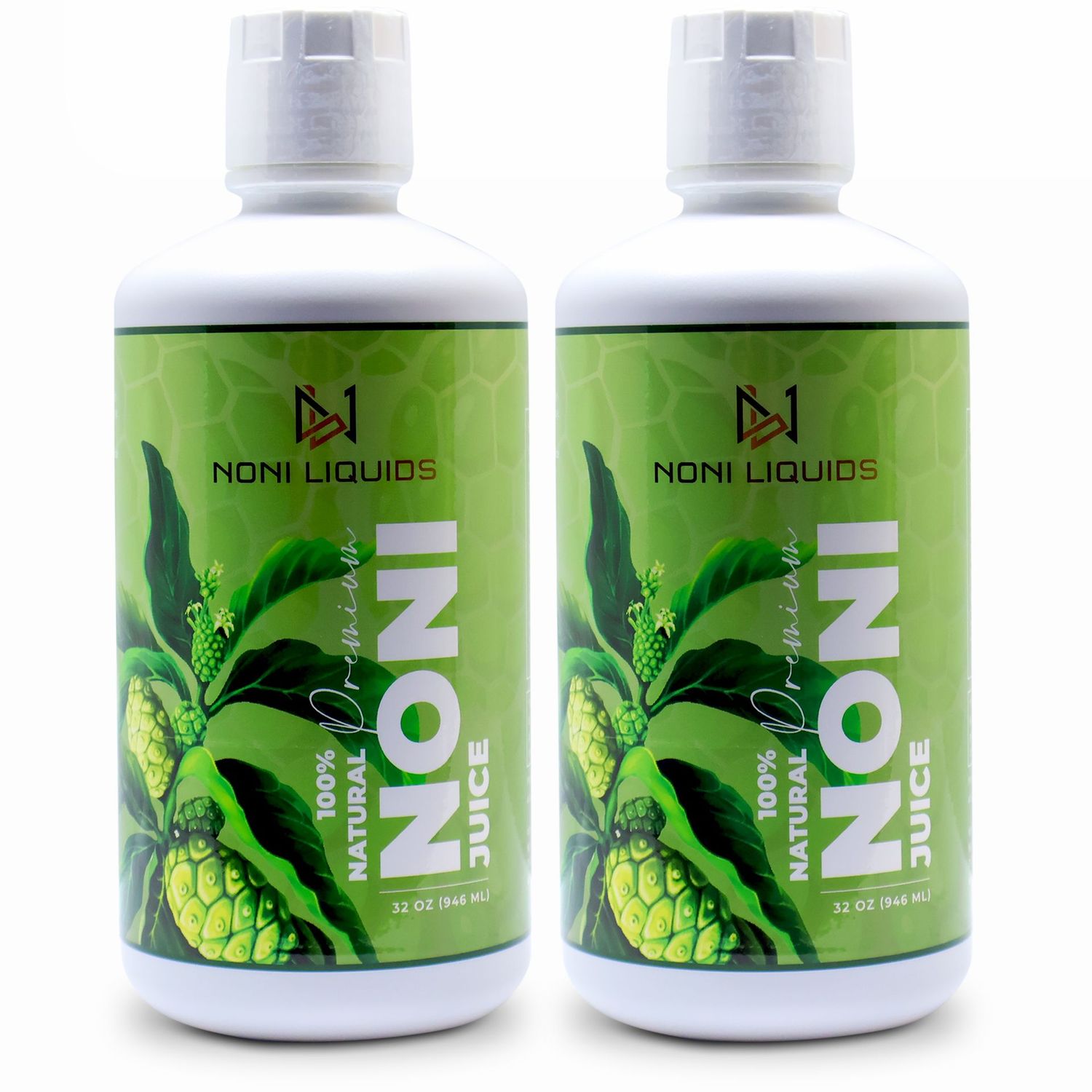 2 Pack x 32 oz Noni Juice: 100% Noni Juice. No Added  Ingredients. No Additives. No Added Sugar. All-Natural Juice made with premium noni fruit.