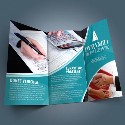 Tri Fold Brochure Menu