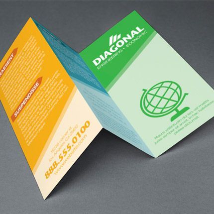 Tri Fold Brochure Menu