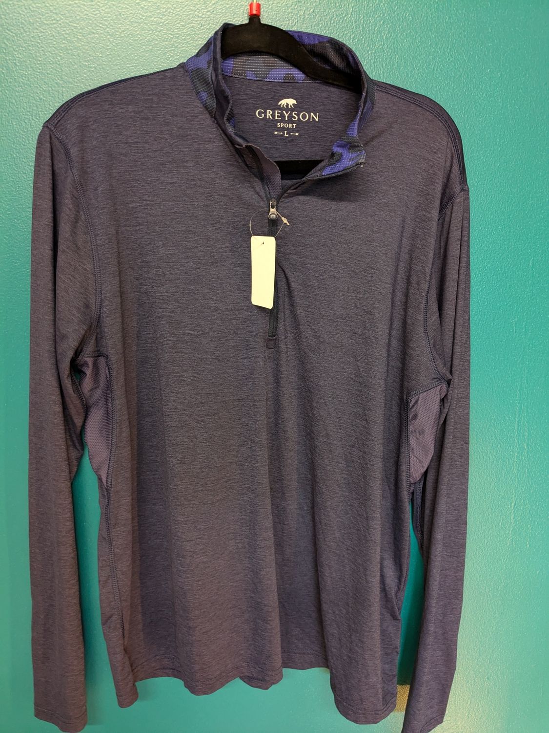 Greyson - Quarterzip - Navy - L