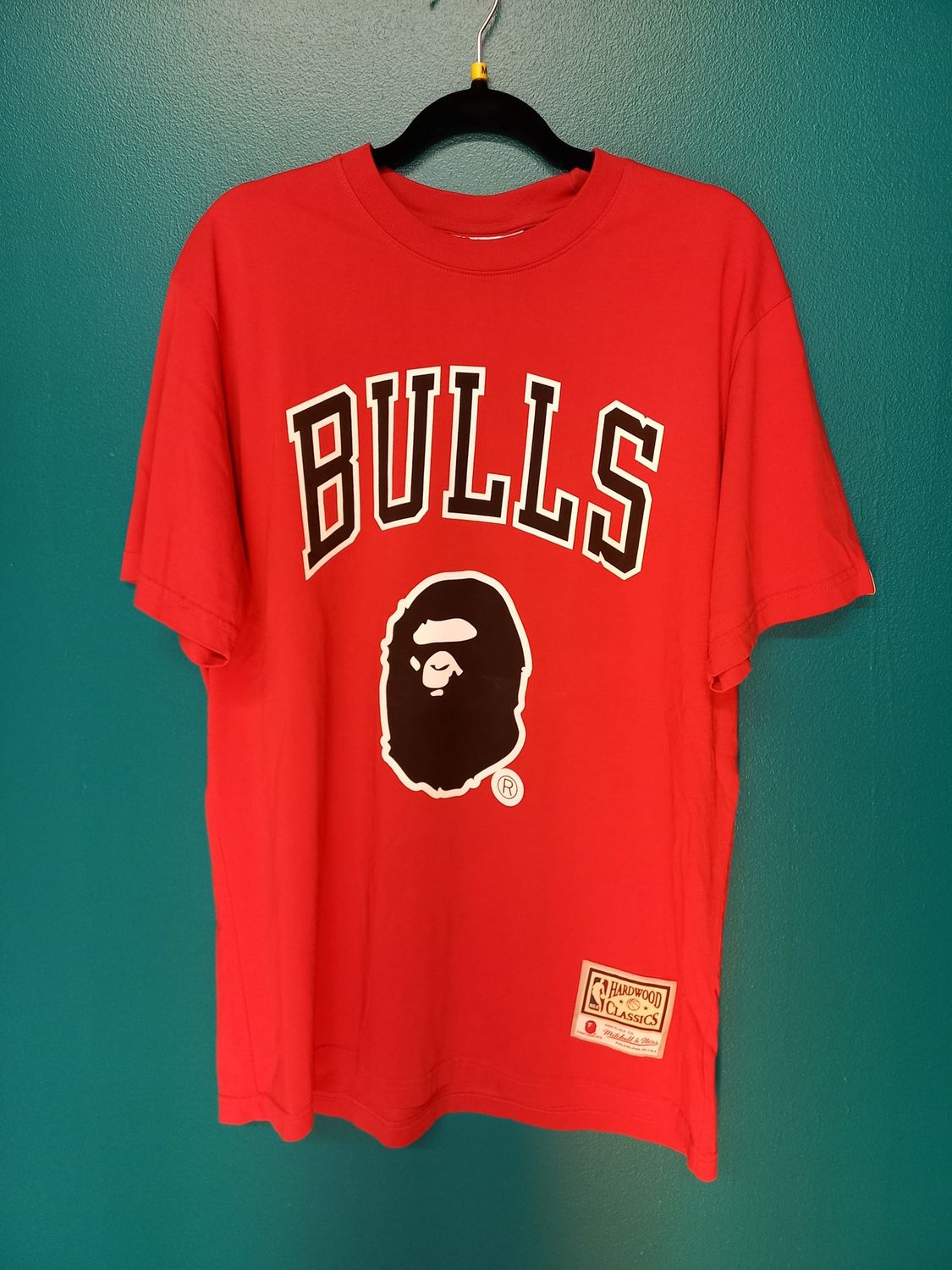 Bape X Mitchell &amp; Ness - Bulls T-Shirt - Red - M