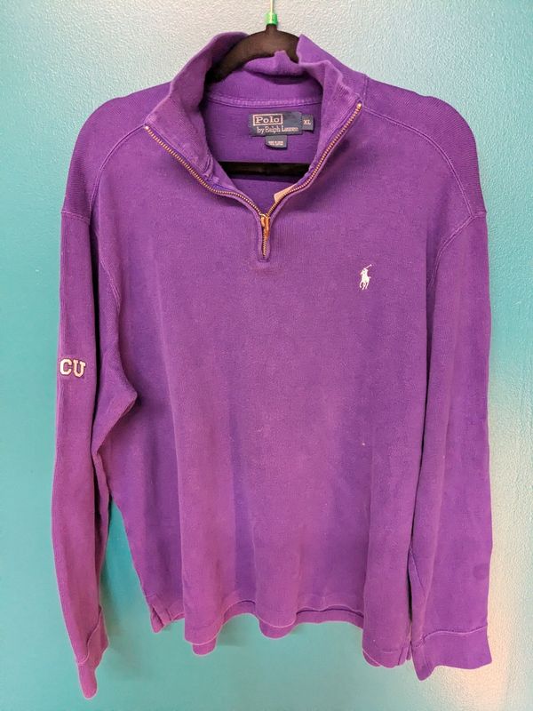 Ralph Lauren - Quarterzip - Purple - XL