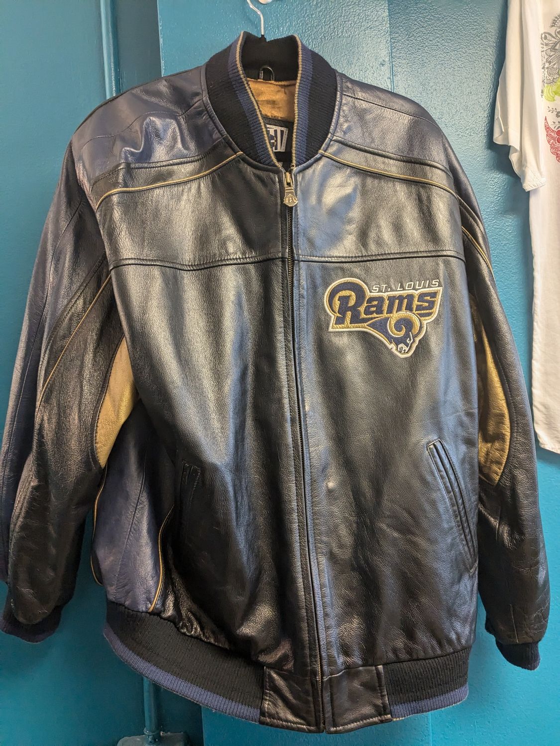 Carl Banks - Stl Rams Leather Jacket - Black - L