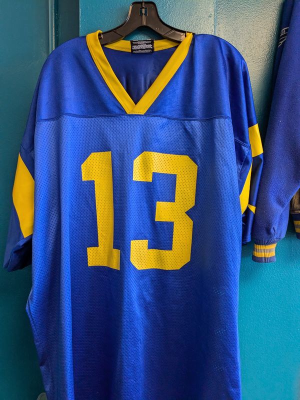 Logo Athletic - Kurt Warner Jersey - Blue/Yellow -2XL