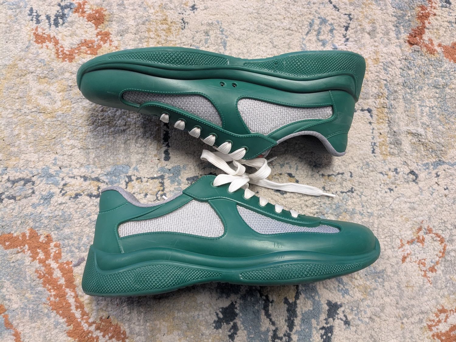 Prada - America&#39;s Cup Soft Rubber - Green - 42 (w/ box)