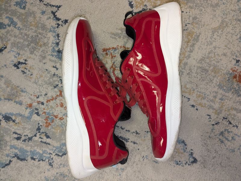 Prada Red Trainers – 10.5 US (no box)