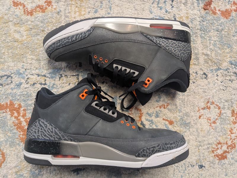 Jordan 3 - Fear Pack - Dark Grey - 12 (w/ box)