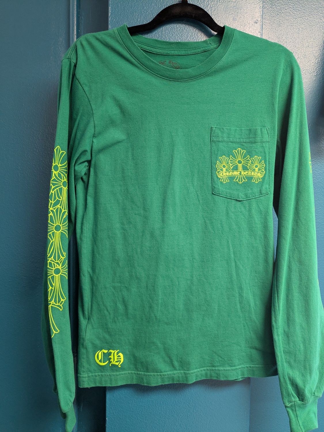 Chrome Hearts – Green LS T-Shirt – S