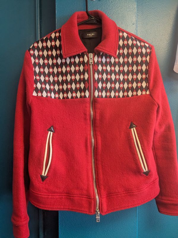 Amiri - Embroidered Jacket - Red - 50 (M/L)