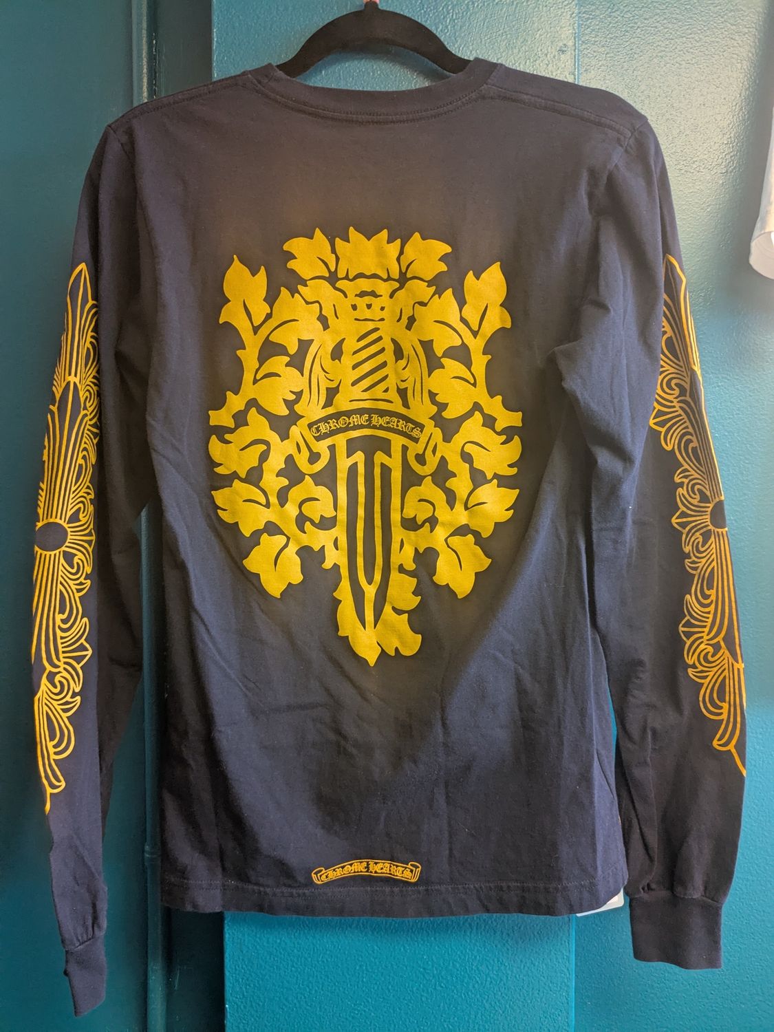 Chrome Hearts – Navy LS T-Shirt – S