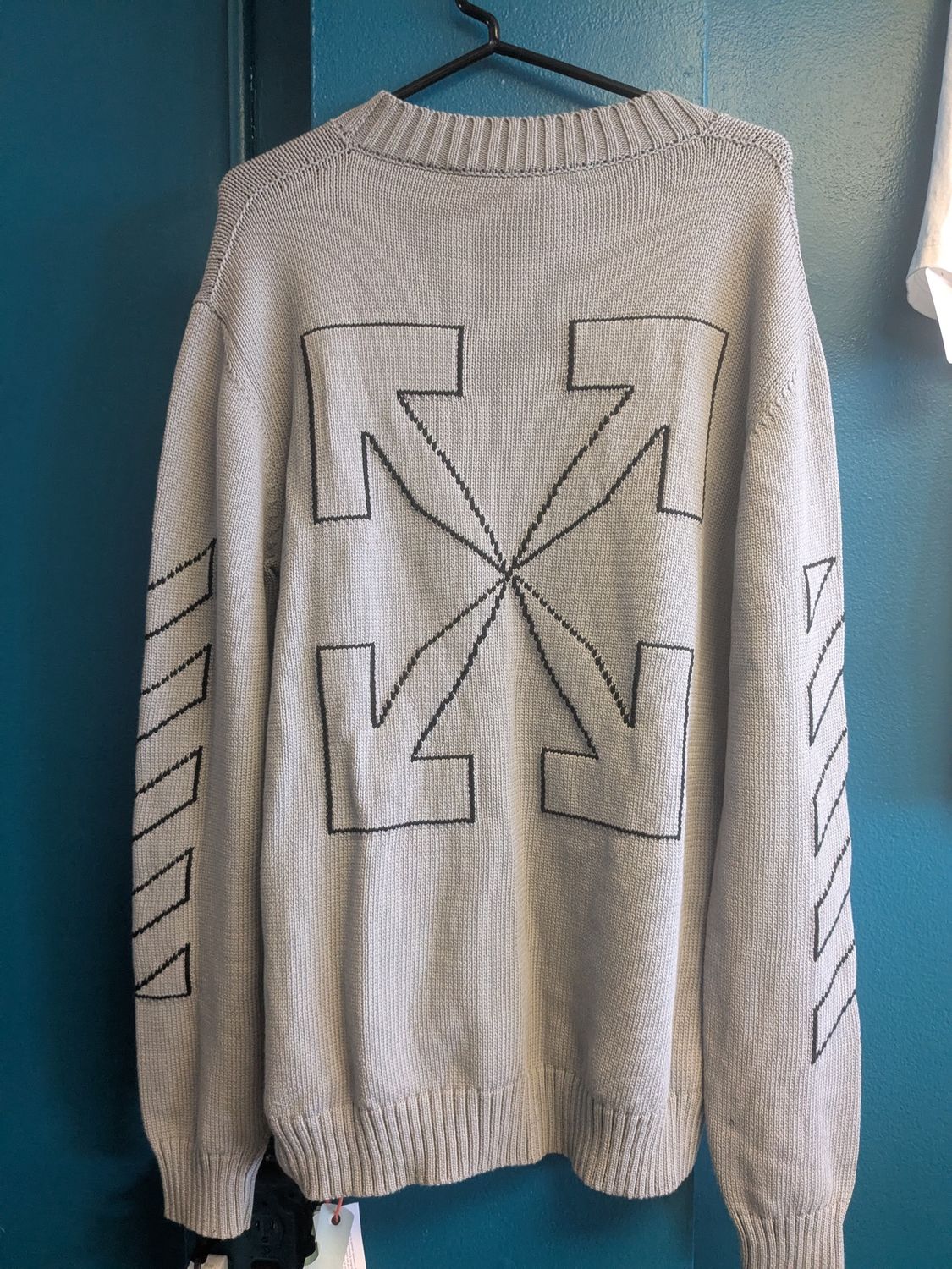 Off-White - NWT Sweater   - Gray - 2XL