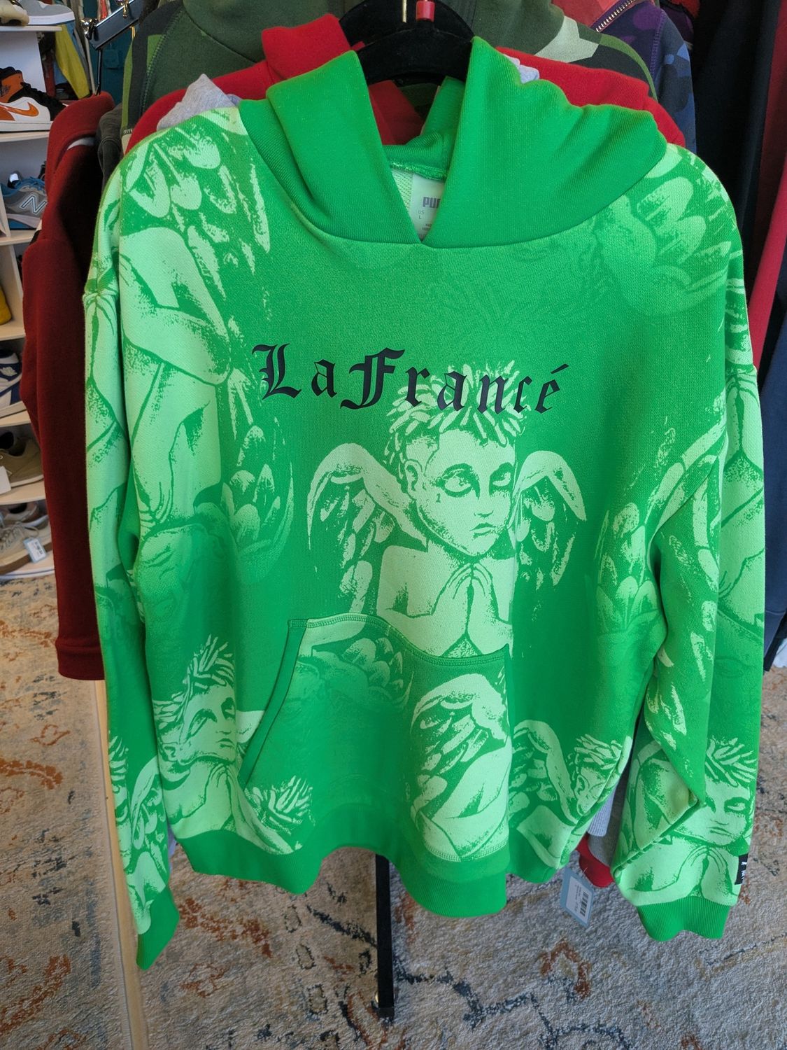 Puma - La France Hoodie - Green - L