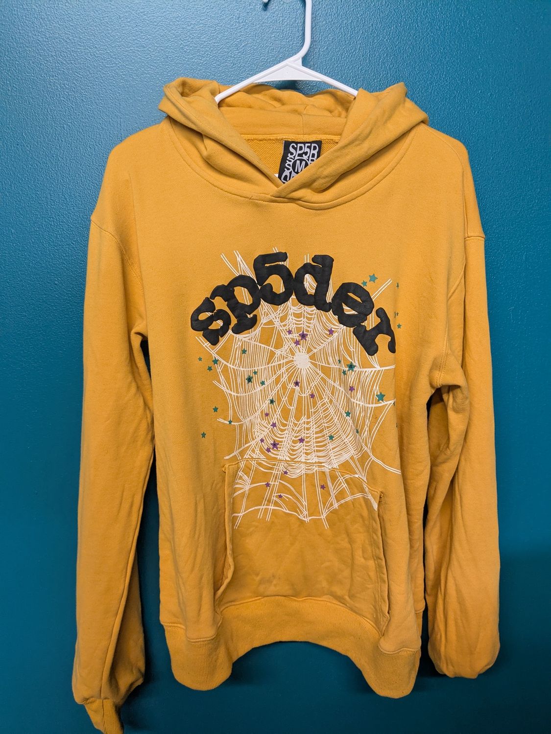 Sp5der - Hoodie  - Yellow - M