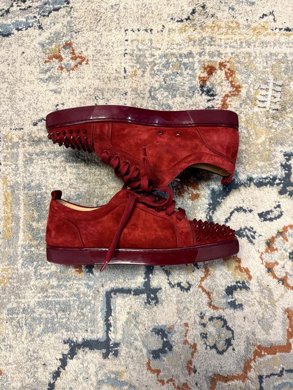 Louboutin - Low-Top Red Spikes - 45 (no box)