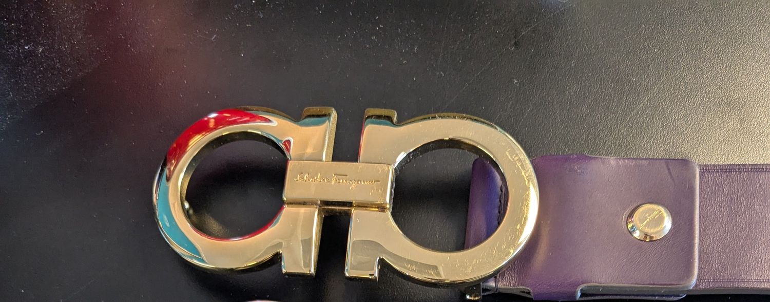 Ferragamo Belt – Purple – 48