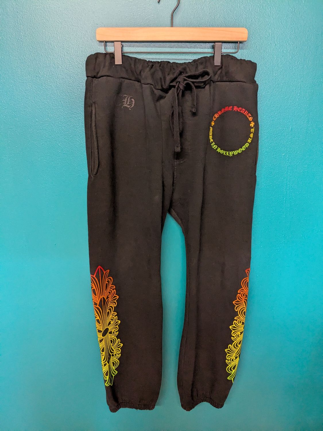 Chrome Hearts Black Gradient Sweatpants