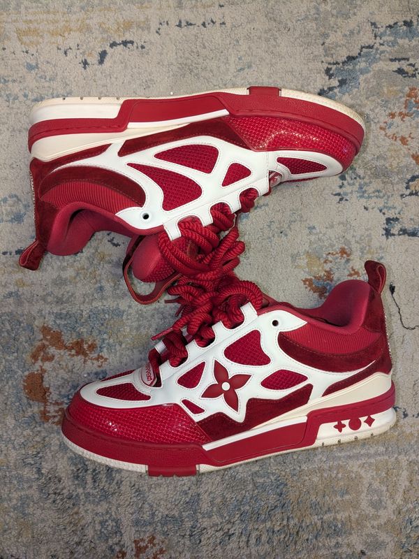Louis Vuitton Skate Sneakers Red/White (no box)