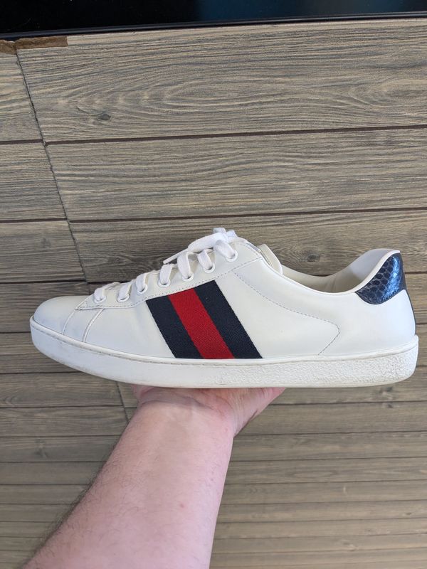 Gucci White Low Sneakers (w/ box)