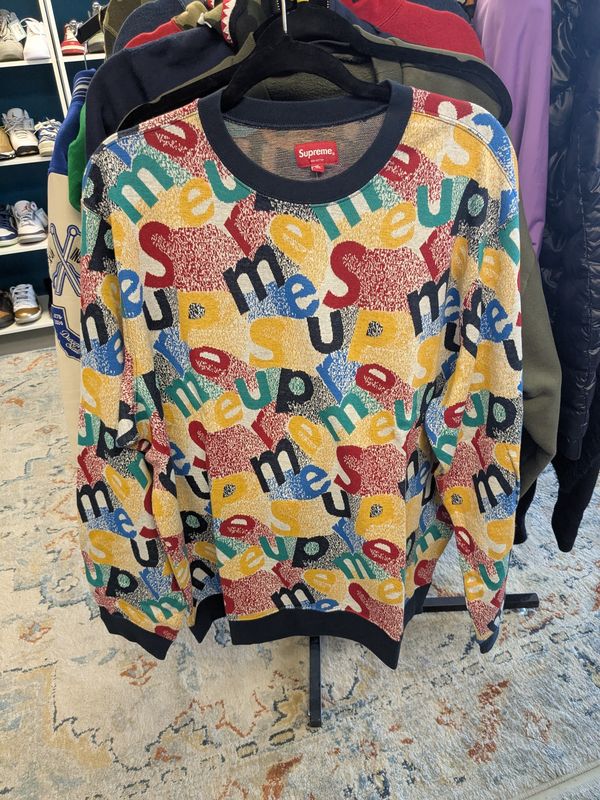 Supreme Scatter Text Crewneck