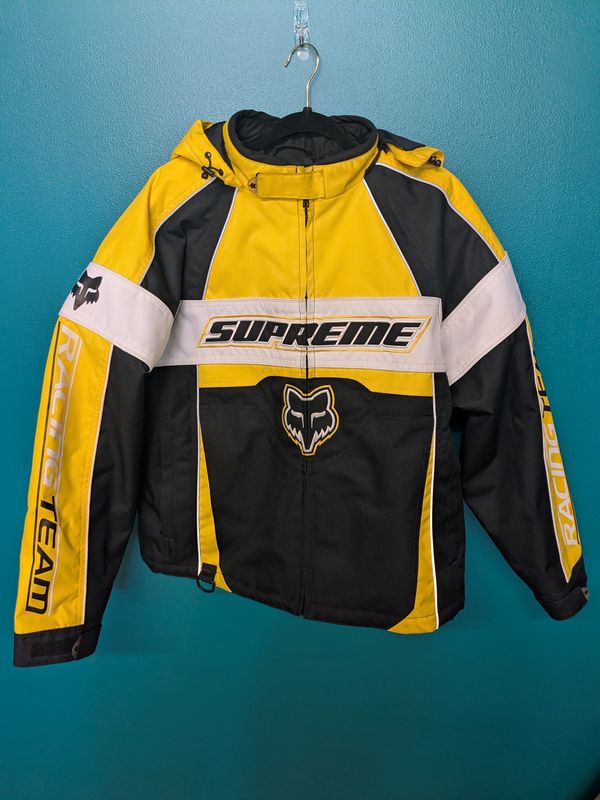 Supreme x Fox Racing Hooded Jacket - Yellow