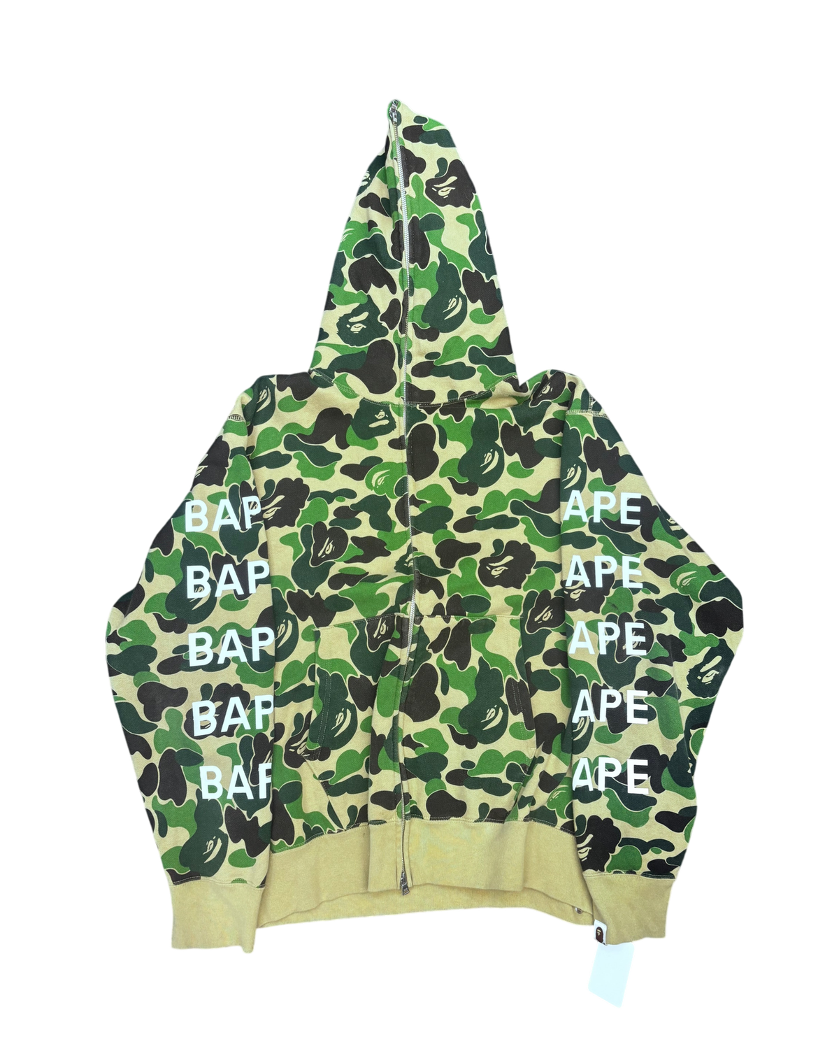 Bape Camo Full Zip Hoodie Sz L
