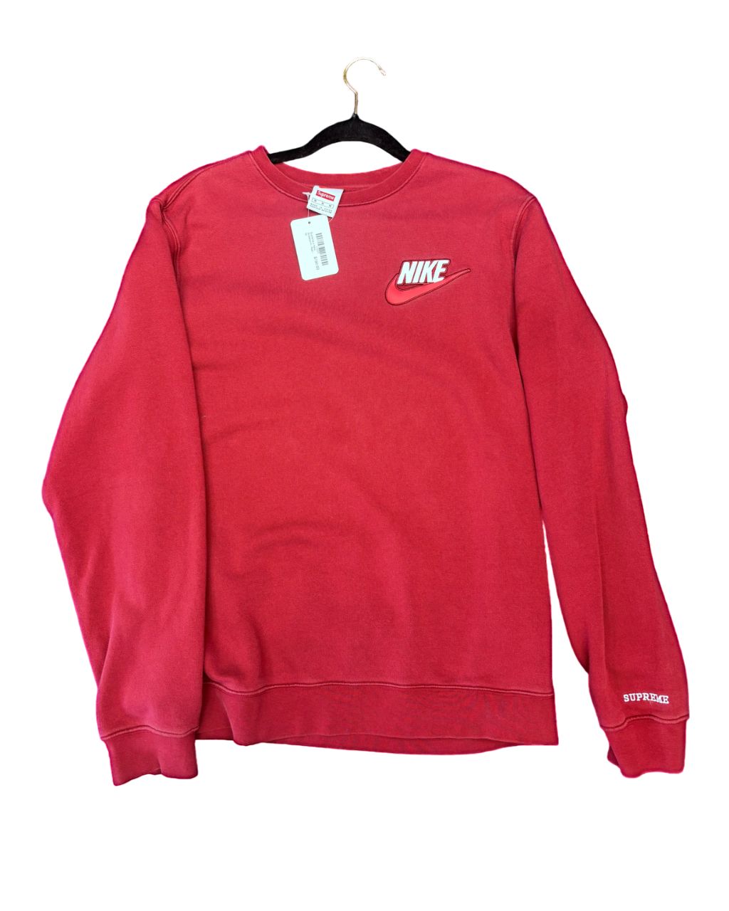 Supreme x Nike Sweatshirt  - Red - M