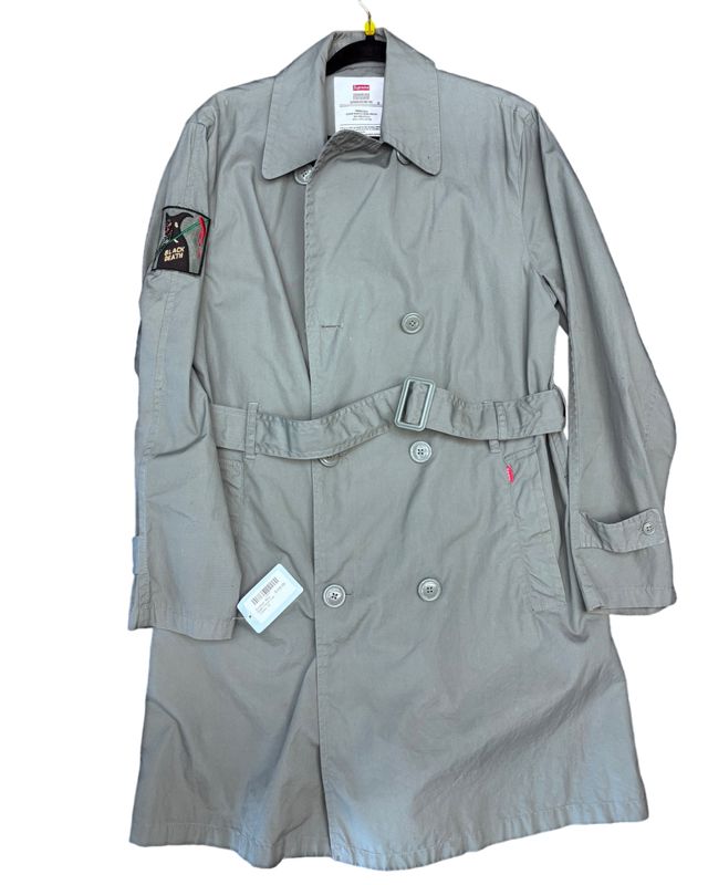 Supreme - Black Death Trench Coat - Green - M