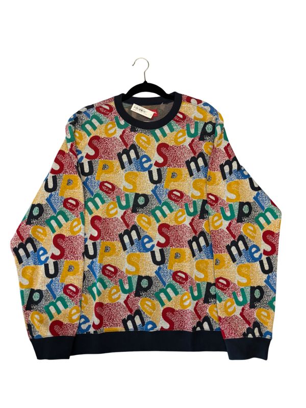 Supreme Scatter Text Crewneck