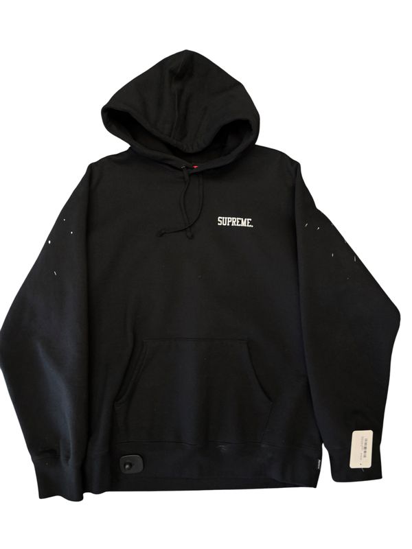 Supreme Black Skeleton Hoodie Sz:M