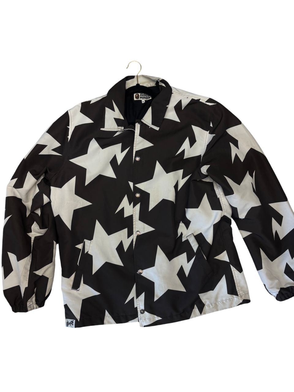 Bape - Star Jacket - Black/White - XL