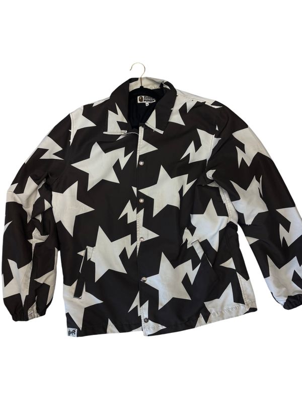 Bape - Star Jacket - Black/White - XL