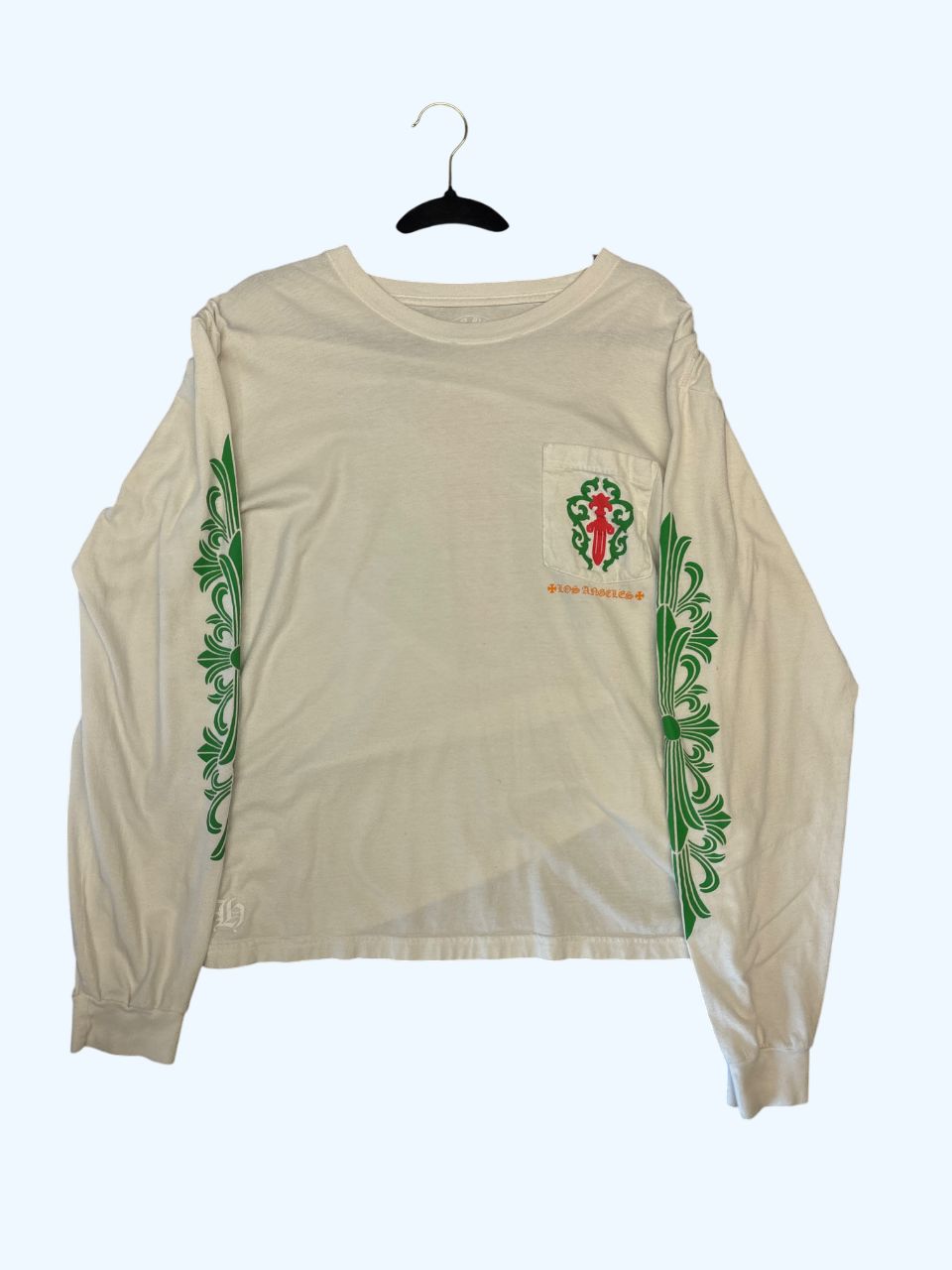 Chrome Hearts White LS T-Shirt Sz XL