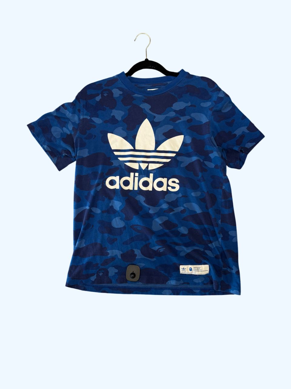 Bape X Adidas Blue Camo Sz:M