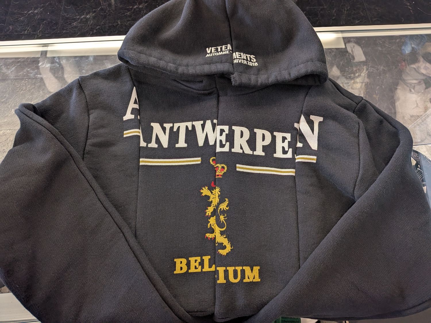 Vetements Split Black Hoodie Sz XS (New)