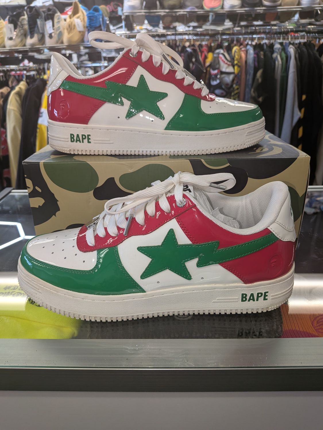 Bapesta Red/Green Sz:11 (box)