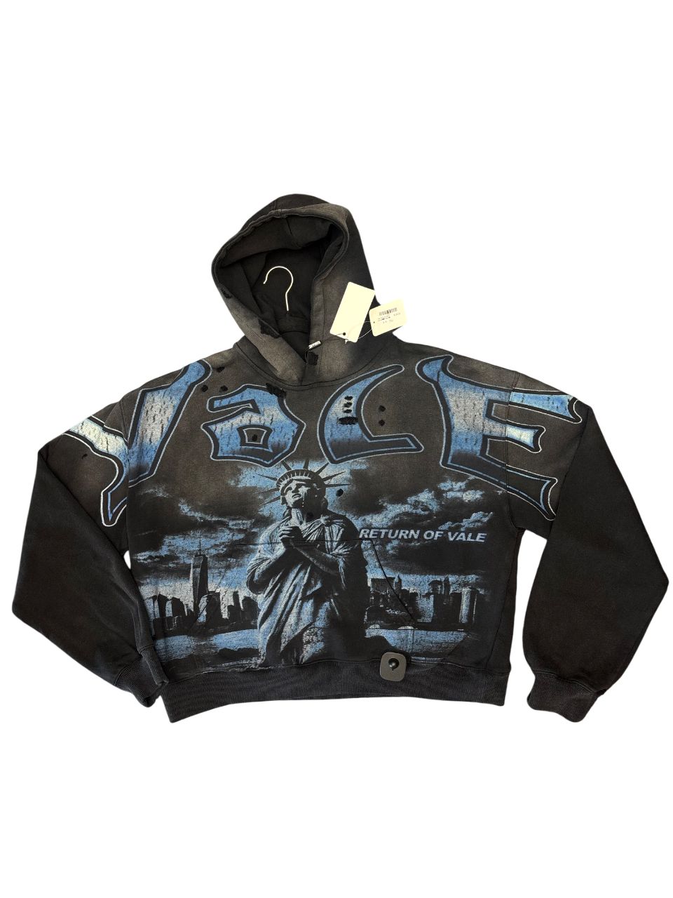 Vale Statue of Liberty Hoodie Sz L (new)