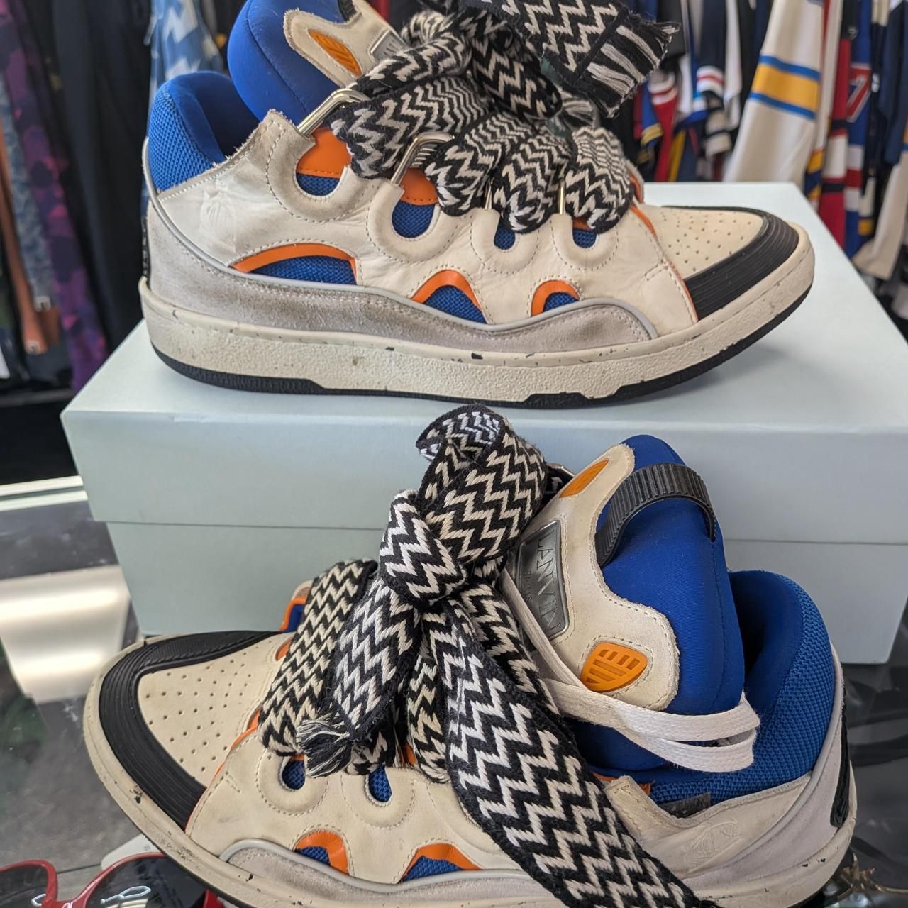 Lanvin Orange/Blue Sz:9 (box)