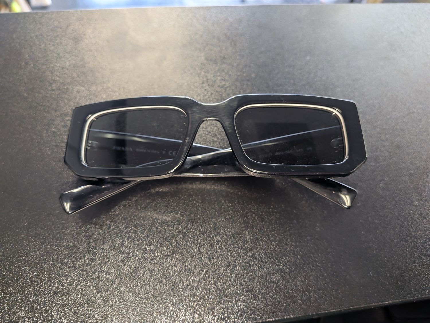 Prada Square Black Sunglasses
