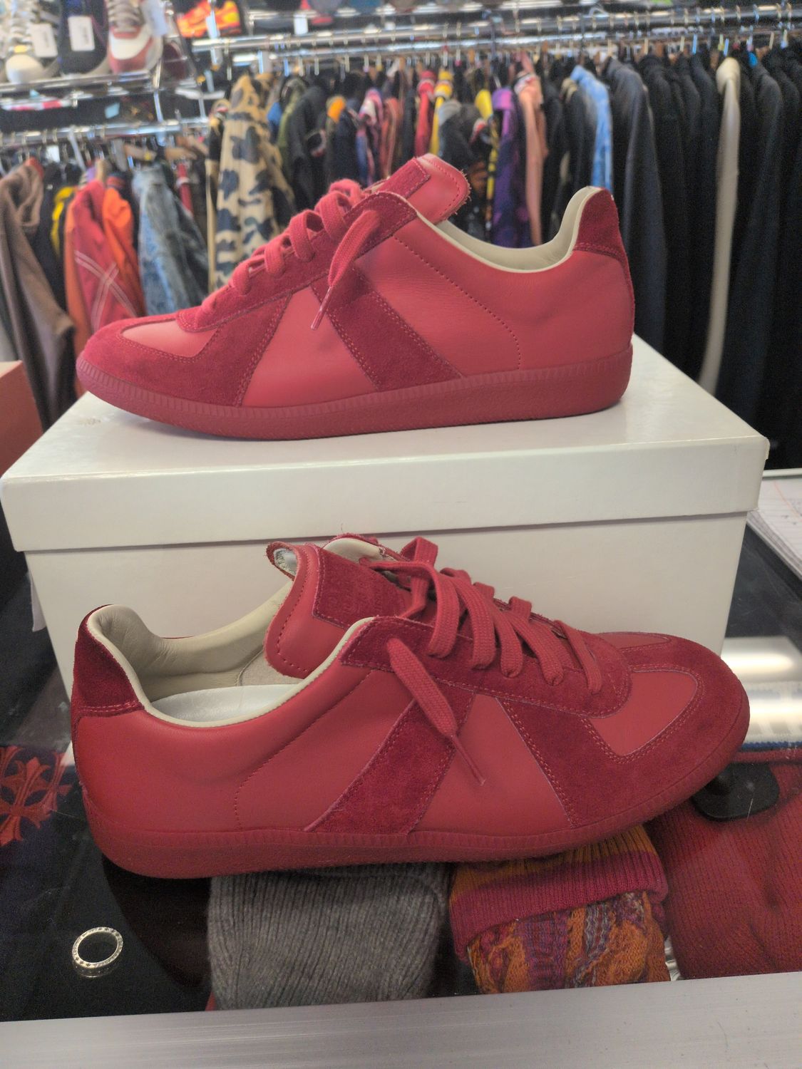 Margiela GAT Red (box) Sz 9