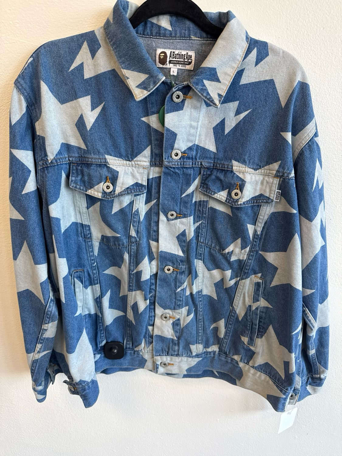 Bape Jean Jacket Sz:L
