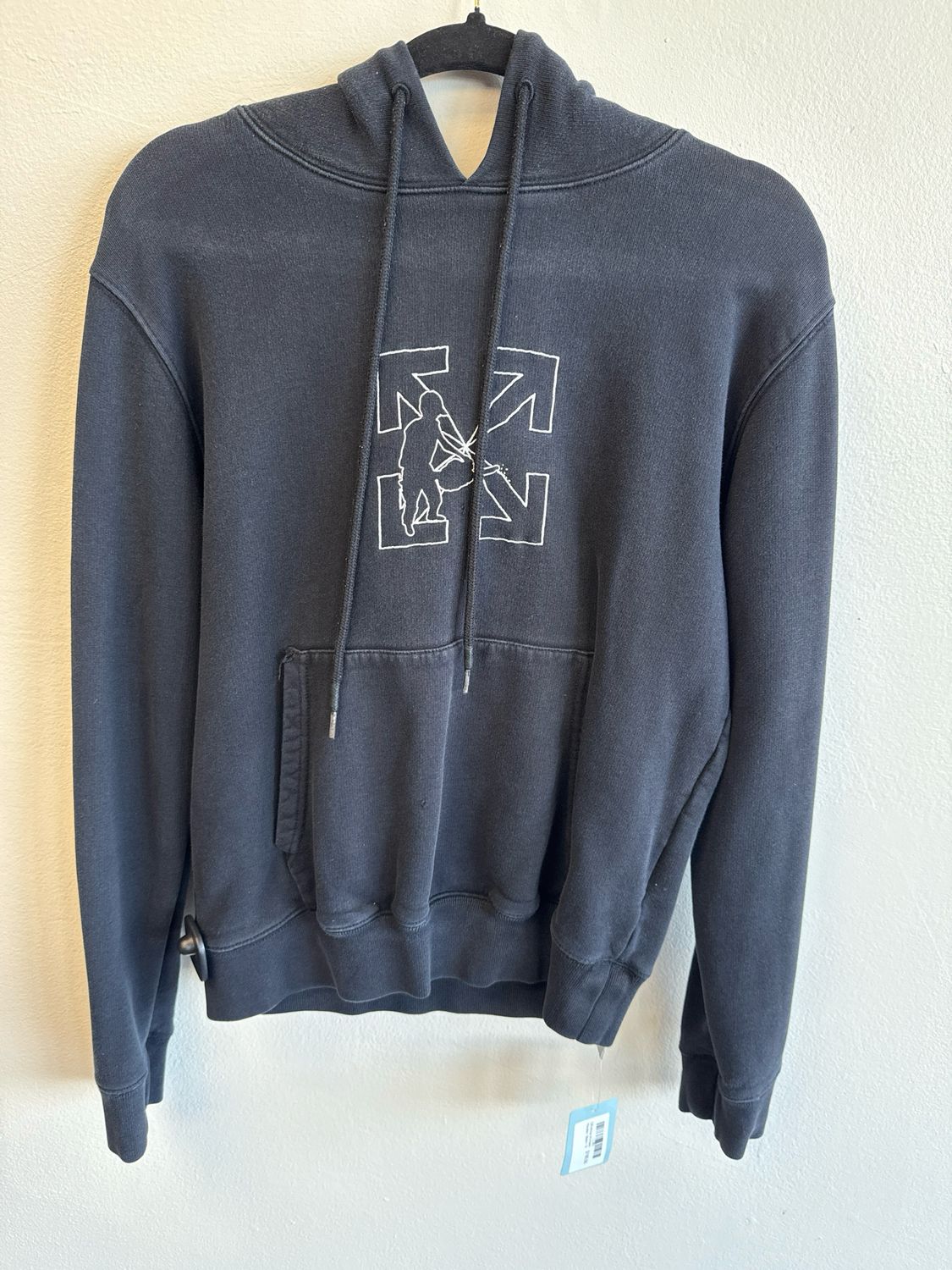 Off-White Workers Hoodie  - Black - S