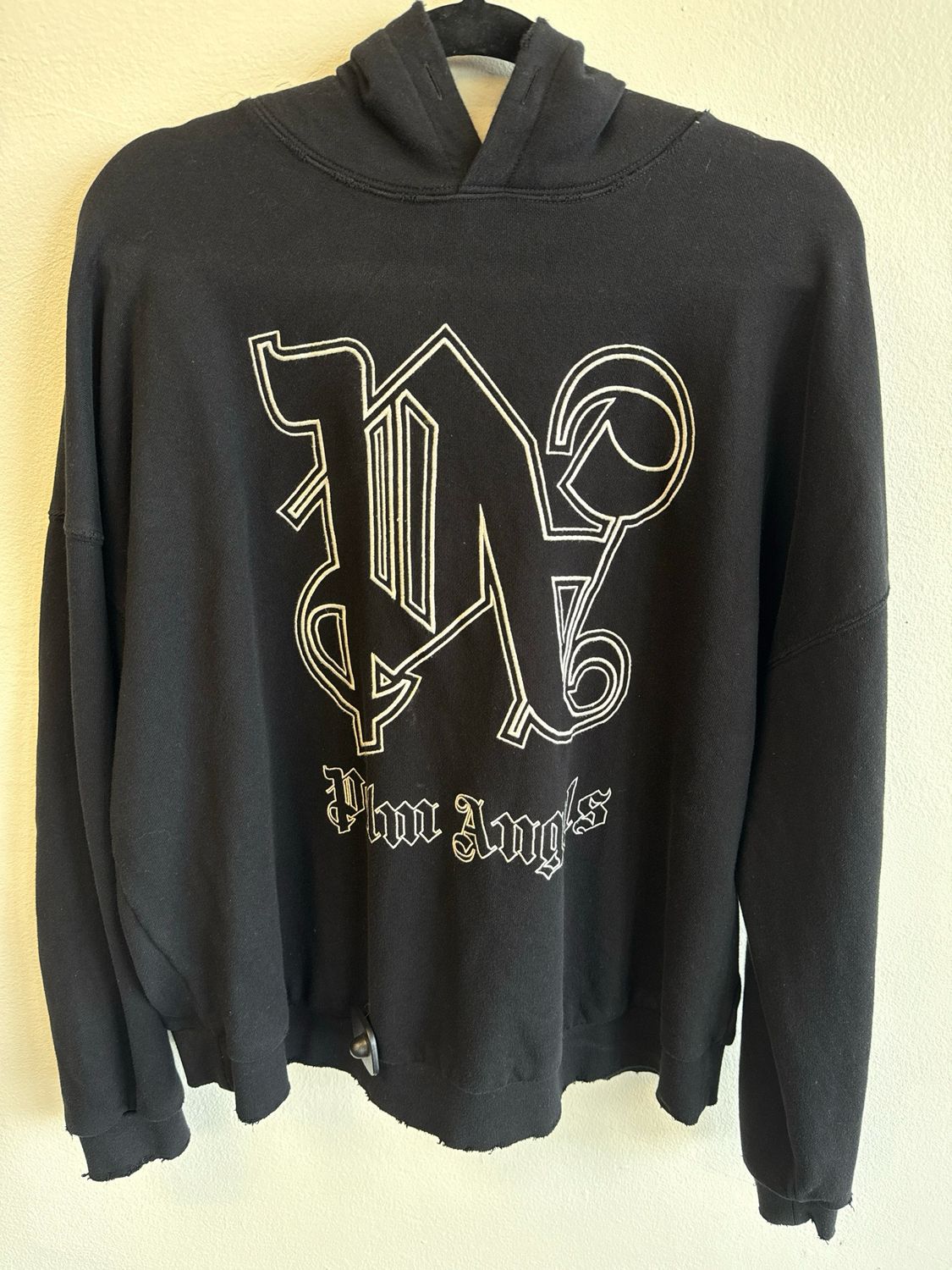 Palm Angels Black White Hoodie Sz XS