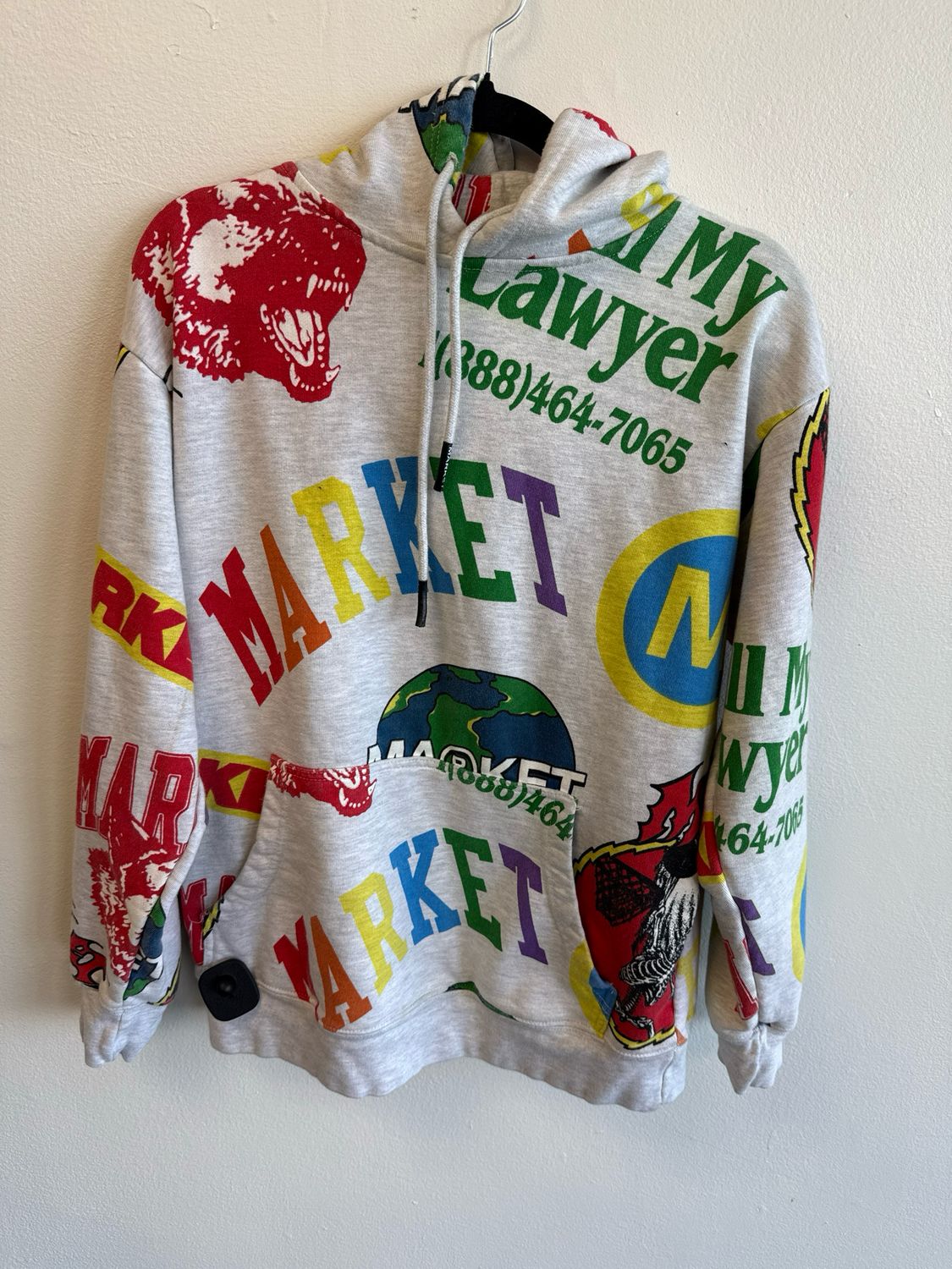 Market Graphic Hoodie Sz M
