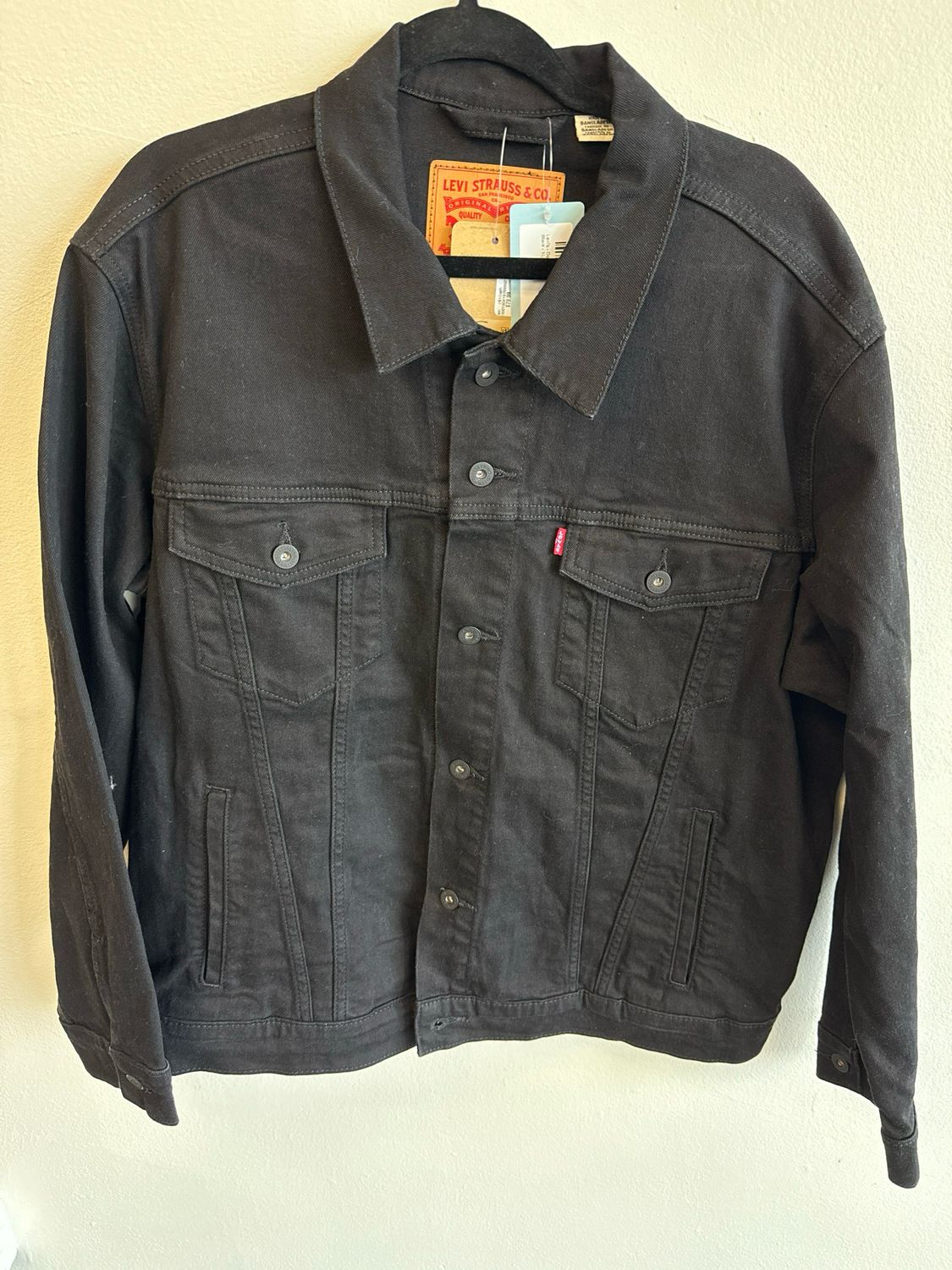 Levi&#39;s - Denim Jacket - Black - XL