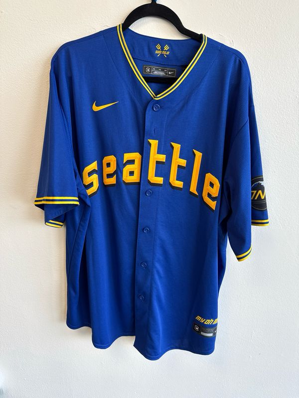 Mitchell &amp; Ness – Mariners Jersey - Blue - 2XL