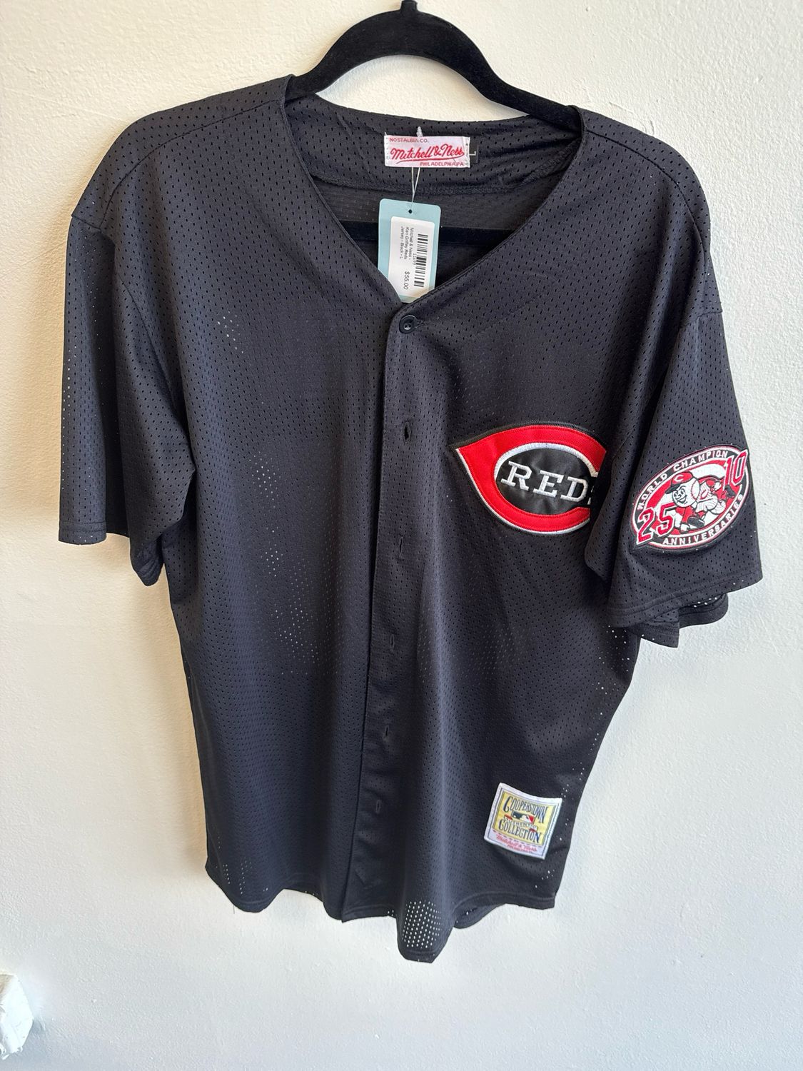 Mitchell &amp; Ness - Ken Griffey Reds Jersey - Black - L