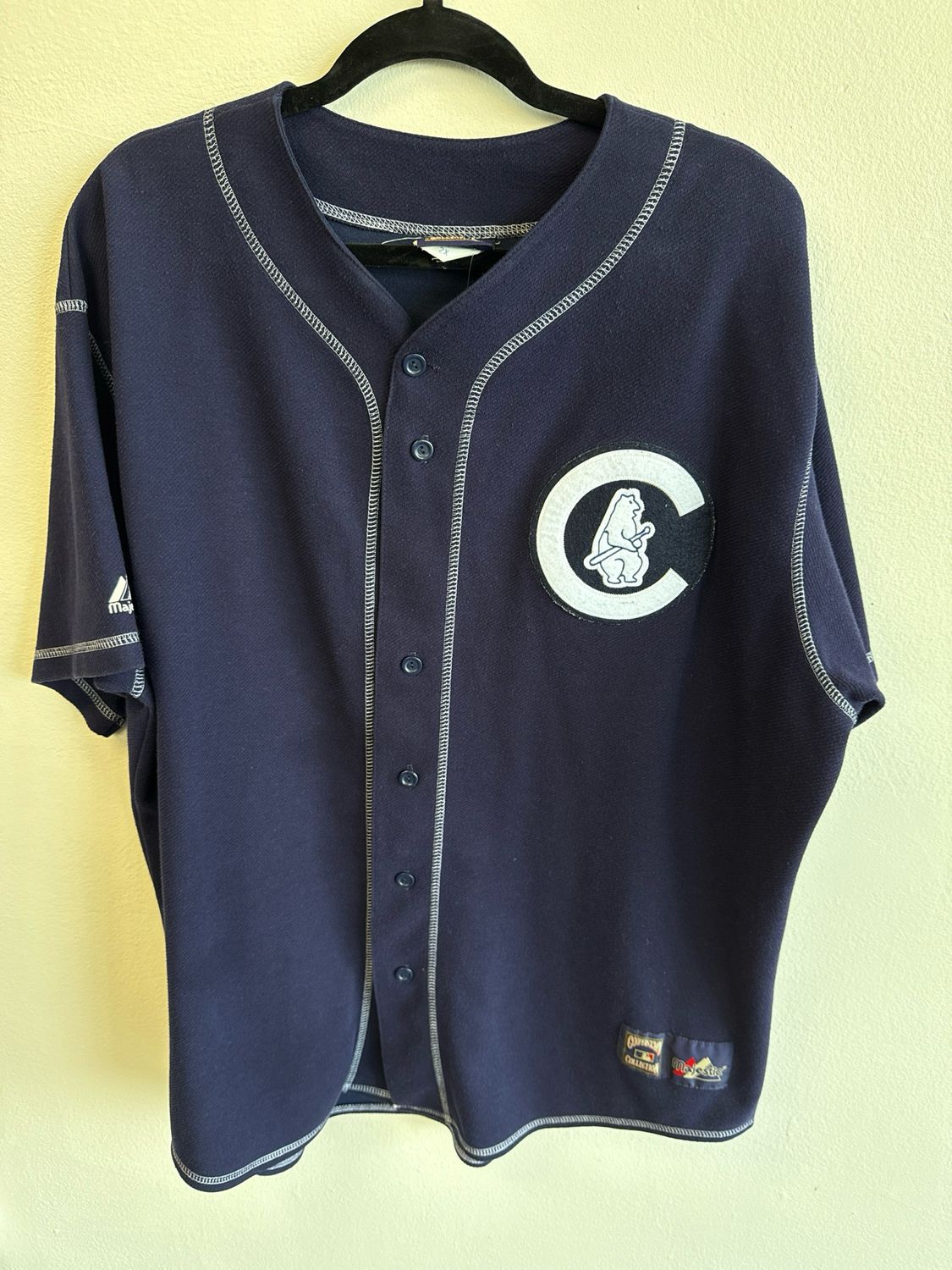 Cubs Navy Jersey Sz 2XL